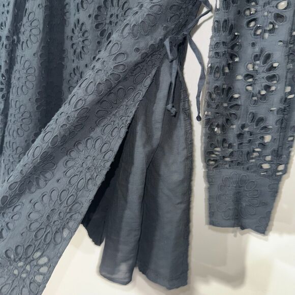 Lilly Pulitzer Aisha Pinwheel Eyelet Romper - Onyx 14 - Picture 7 of 10